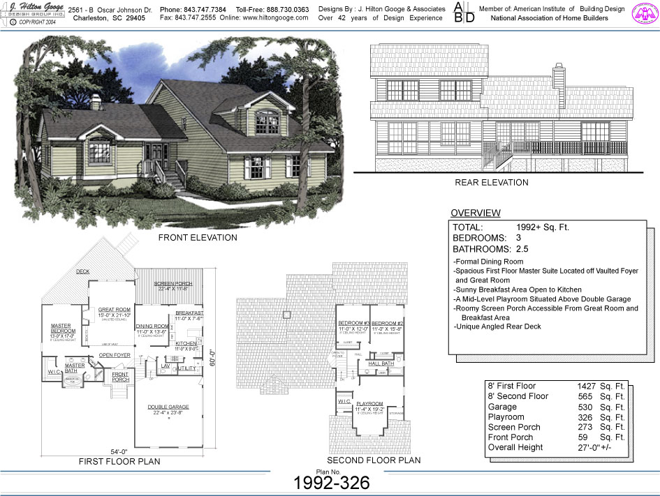 J. Hilton Googe Design Group, Inc. : Stock Plan #1992-326